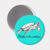 Turtley amoureux de votre aimant (Recto/Verso)