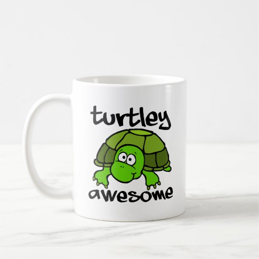 Turtley Awesome Drôle Mug (Gauche)