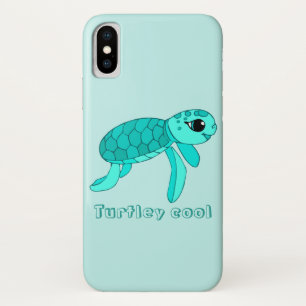 Turtley coole baby zee turtle iPhone case