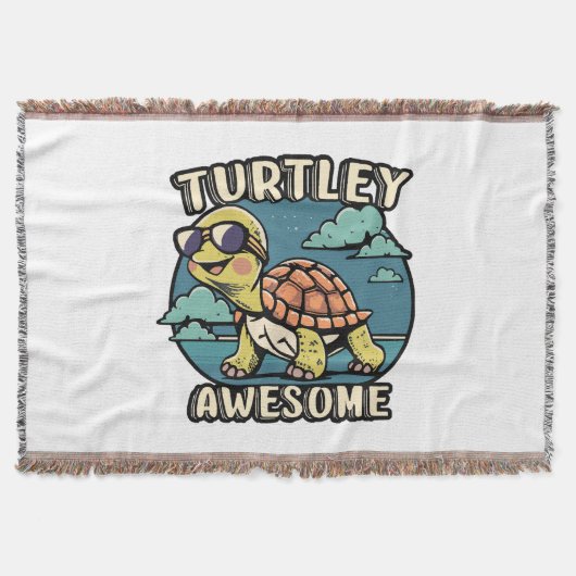 Turtley Geweldig  Deken (Voorkant)