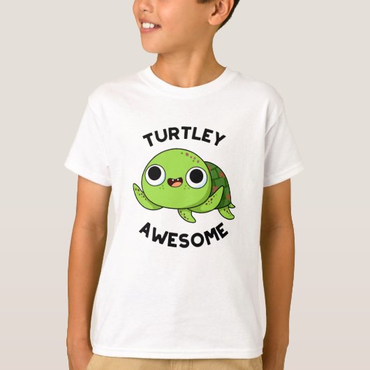 Turtley Geweldige Funny Turtle Pun T-shirt (Voorkant)