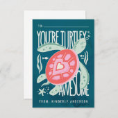 Turtley Geweldige Kaart (Voorkant / Achterkant)