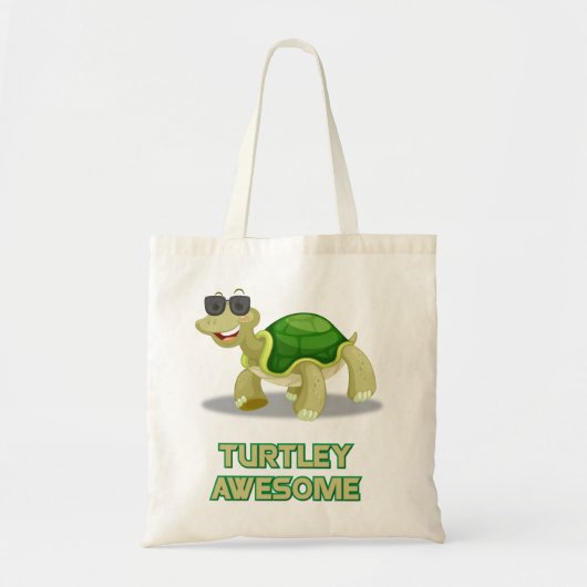 Turtley Geweldige Tote Bag (Voorkant)