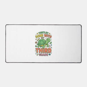 Turtley Klaar Met Derde Klas Schildpad School T-sh Bureaumat