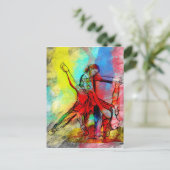 Tus Labios de Ruby - Tango Briefkaart (Staand voorkant)