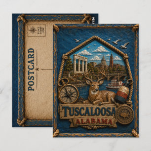 Tuscaloosa Alabama Ansichtkaart Vintage Reis Briefkaart