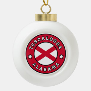 Tuscaloosa Alabama Keramische Bal Ornament