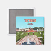 Tuscaloosa Alabama Magneet (Voorkant / Achterkant)