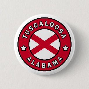 Tuscaloosa Alabama Ronde Button 5,7 Cm