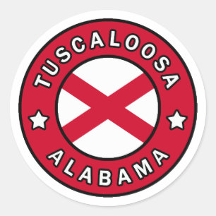 Tuscaloosa Alabama Ronde Sticker