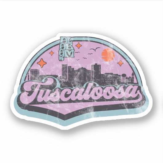 Tuscaloosa, Alabama Sticker (Voorkant)