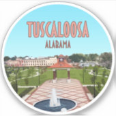 Tuscaloosa Alabama Sticker (Voorkant)