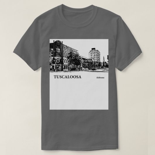 Tuscaloosa Alabama TShirt 3 (Design devant)
