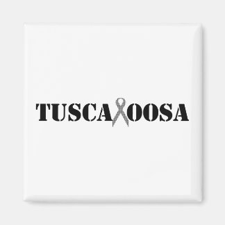 Tuscaloosa met Houndstooth steunlint Magneet
