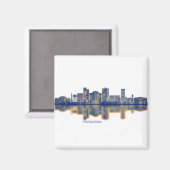 Tuscaloosa Skyline Magneet (Voorkant / Achterkant)