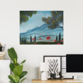 Tuscan Hills Poster (Thuiskantoor)