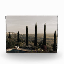 Tuscan landscape hidden behind cypresses (2024)