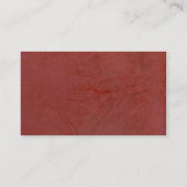 Tuscan Red Wrapped Visitekaartjes (Achterkant)