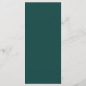 Tuscan Verde | Modern Minimal Wedding Menu (Achterkant)
