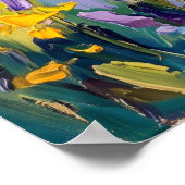 Tuscan Wildflower Path Landschaps poster (Hoek)