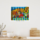 Tuscany Delights Poster by Lisa Lorenz (Cuisine)