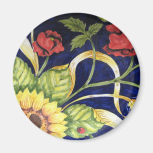 Tuscany Flowers 2 MAGNET Magneet