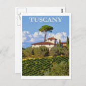TUSCANY ITALY BRIEFKAART (Voorkant / Achterkant)