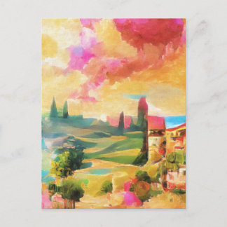 Tuscany Italy Europe Briefkaart