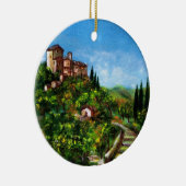 TUSCANY LANDSCAPE 3 KERAMISCH ORNAMENT (Rechts)