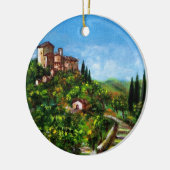 TUSCANY LANDSCAPE 3 KERAMISCH ORNAMENT (Links)