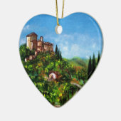 TUSCANY LANDSCAPE 3 KERAMISCH ORNAMENT (Links)