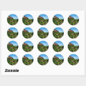 TUSCANY LANDSCAPE 3 RONDE STICKER (Vel)