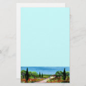TUSCANY LANDSCAPE 4 BRIEFPAPIER (Voorkant / Achterkant)