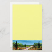 TUSCANY LANDSCAPE 4 BRIEFPAPIER (Voorkant / Achterkant)