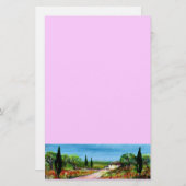 TUSCANY LANDSCAPE 4 BRIEFPAPIER (Voorkant / Achterkant)