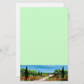 TUSCANY LANDSCAPE 4 BRIEFPAPIER (Voorkant / Achterkant)