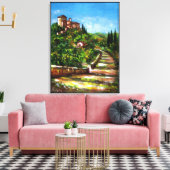 TUSCANY LANDSCAPE CANVAS AFDRUK (Insitu (Woonkamer))
