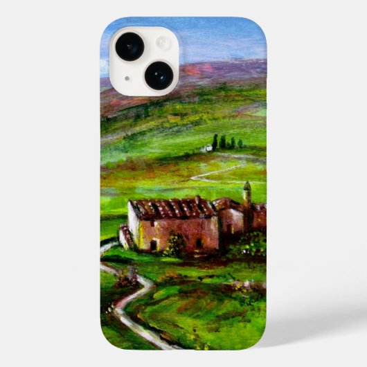 TUSCANY LANDSCAPE MET GROENE HILLEN Case-Mate iPhone CASE (Achterkant)