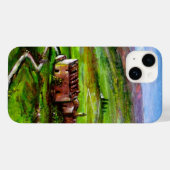 TUSCANY LANDSCAPE MET GROENE HILLEN Case-Mate iPhone CASE (Achterkant (horizontaal))