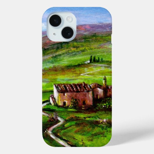 TUSCANY LANDSCAPE MET GROENE HILLEN Case-Mate iPhone CASE (Achterkant)