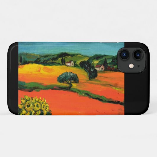 TUSCANY LANDSCAPE MET ZONLOWERS Case-Mate iPhone CASE (Achterkant (horizontaal))