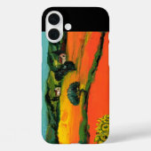 TUSCANY LANDSCAPE MET ZONLOWERS Case-Mate iPhone CASE (Achterkant)