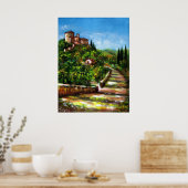 TUSCANY LANDSCAPE POSTER (Keuken)
