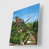 TUSCANY LANDSCAPE VIERKANTE KLOK (Hoek)