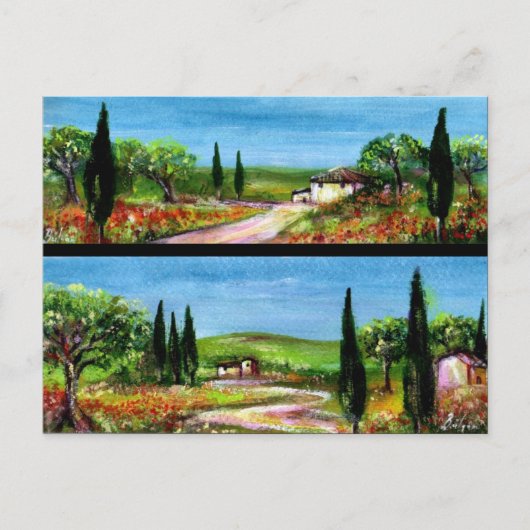 TUSCANY LANDSCAPES BRIEFKAART (Voorkant)