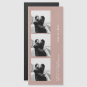 Tuscany Photo Strip Wedding Magnetic Save The Dat (Voorkant / Achterkant)