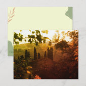 Tuscany sunset briefkaart (Voorkant / Achterkant)