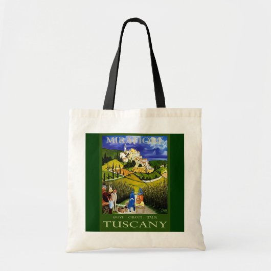 TUSCANY WINE TOTE BAG (Voorkant)
