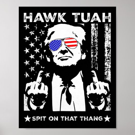 Tush spuugt op dat ding grappig 4 poster (Voorkant)