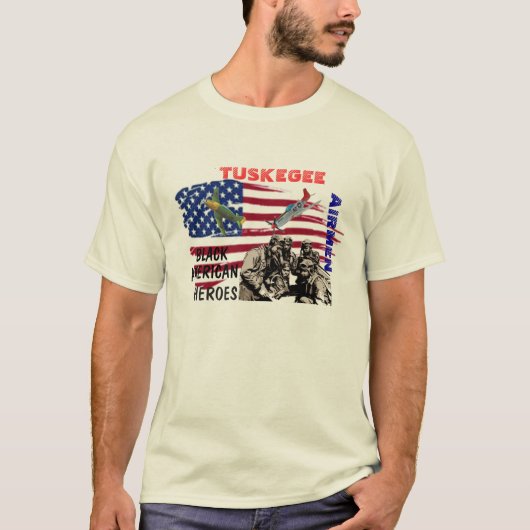 tuskegee airman t-shirt (Voorkant)